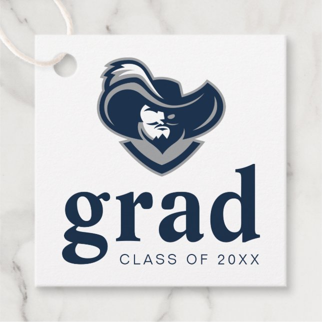 Xavier University Graduation Favor Tags (Front)