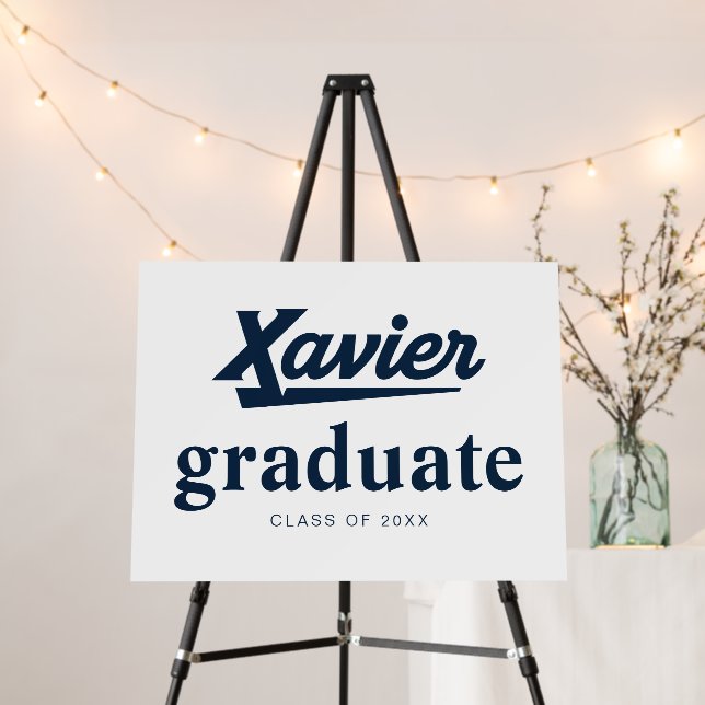 Xavier University Graduation Foam Board (In Situ (Stand))