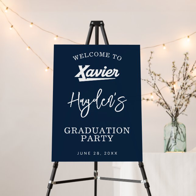Xavier University Graduation Foam Board (In Situ (Stand))