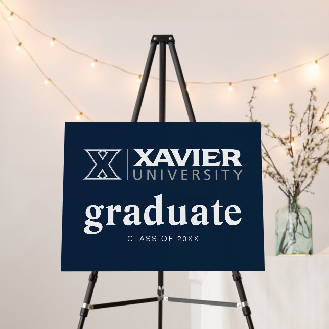 Xavier University Graduation Foam Board (In Situ (Stand))