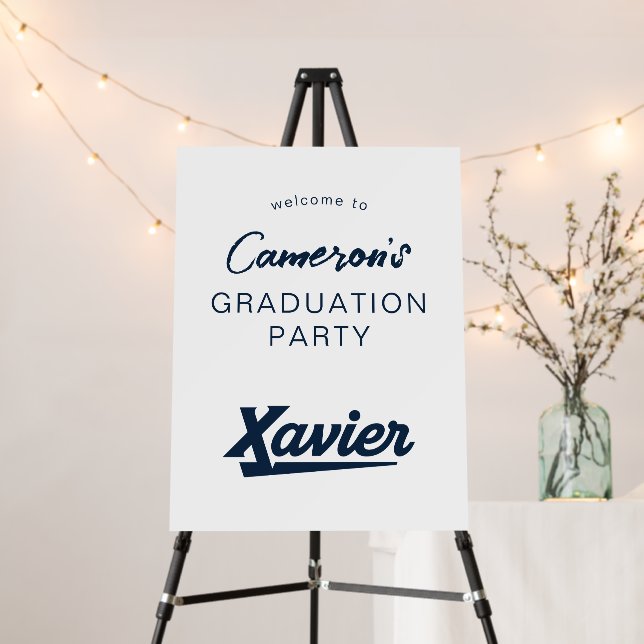 Xavier University Graduation Foam Board (In Situ (Stand))