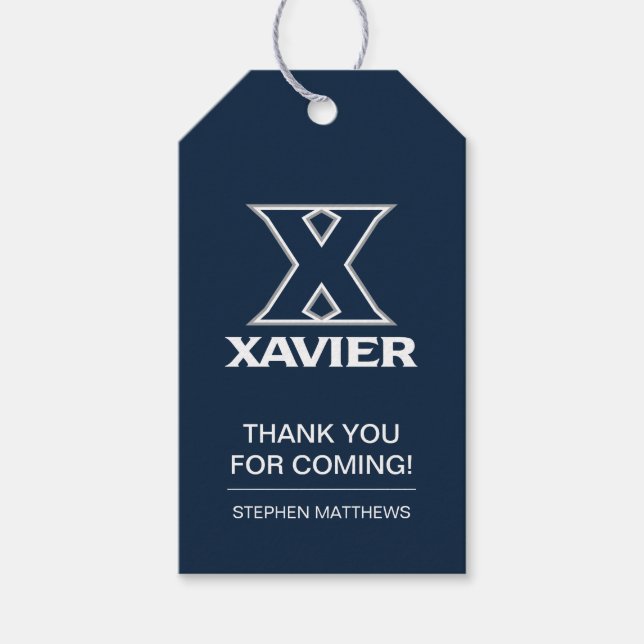 Xavier University Graduation Gift Tags (Front)