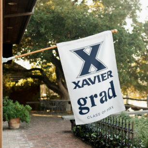 Xavier University Graduation House Flag