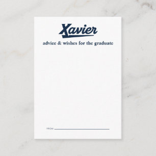 Xavier University Graduation Note Card