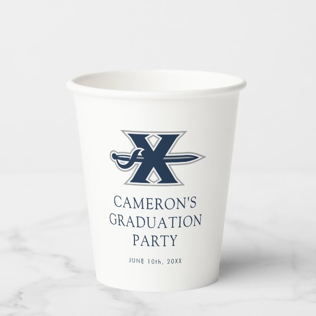 Xavier University Graduation Paper Cups (Front)