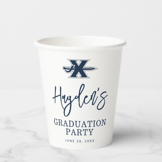 Xavier University Graduation Paper Cups (Front)