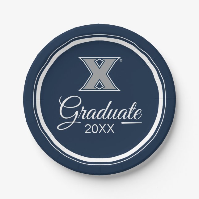 Xavier University | Graduation Paper Plates (Front)