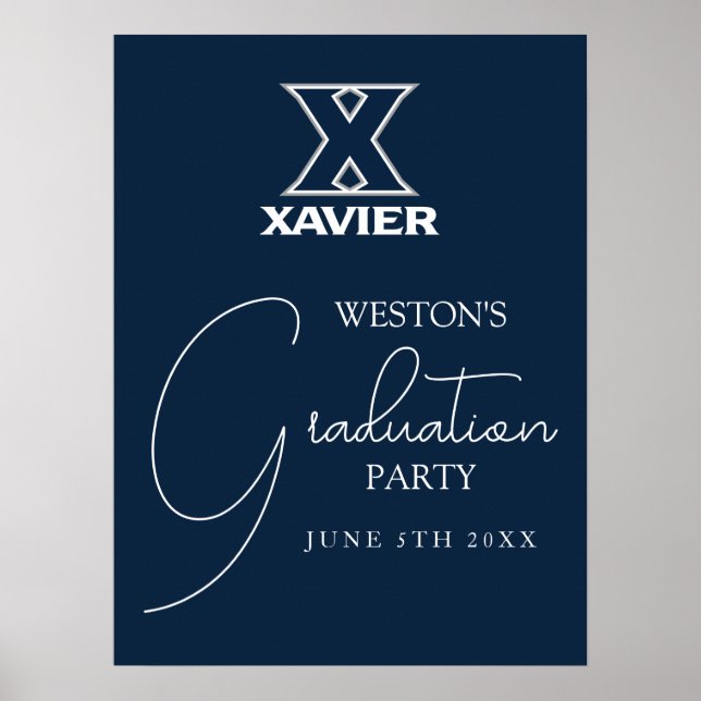 Xavier University Graduation Poster (Front)