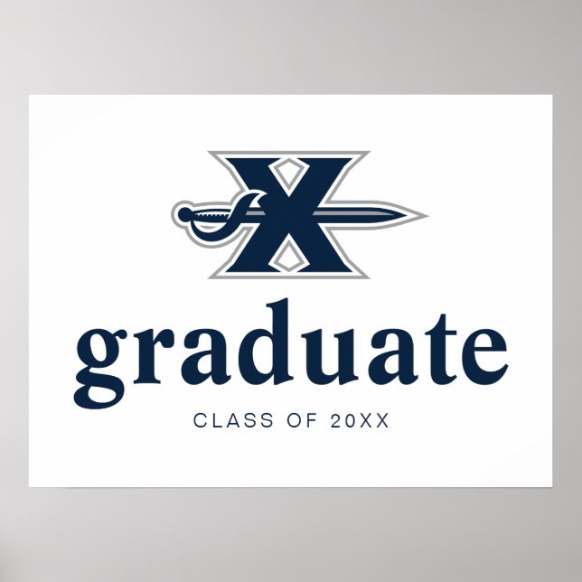 Xavier University Graduation Poster (Front)