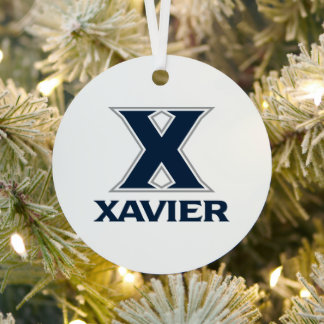 Xavier University Holiday 6 Metal Ornament