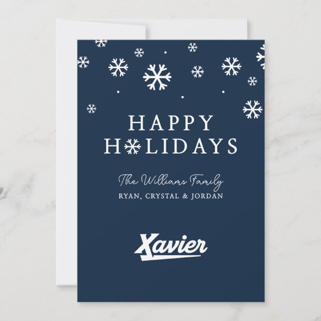 Xavier University Holiday Card (Front)