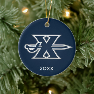Xavier University Holiday Ceramic Ornament