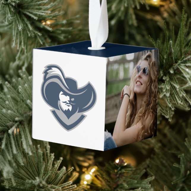 Xavier University Holiday Cube Ornament (Tree)