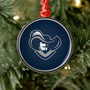 Xavier University Holiday Metal Ornament