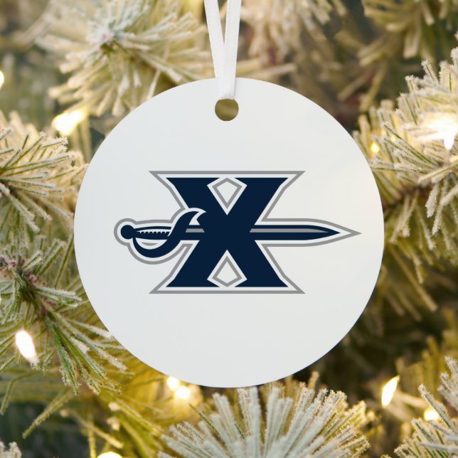 Xavier University Holiday Metal Ornament (Insitu)