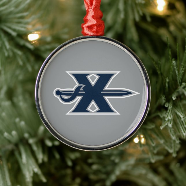 Xavier University Holiday Metal Ornament (Tree)