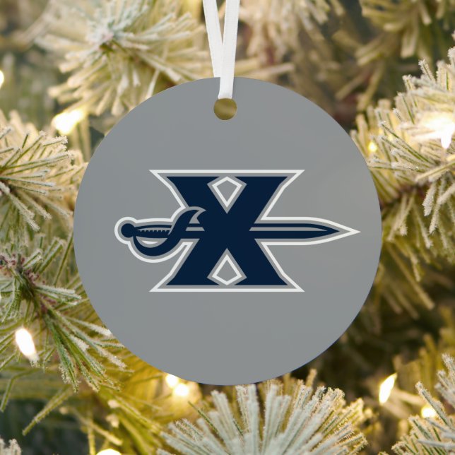 Xavier University Holiday Metal Ornament (Insitu)