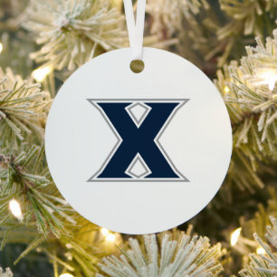 Xavier University Holiday Metal Ornament