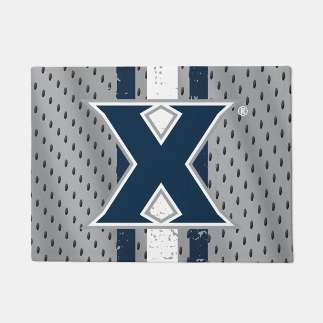 Xavier University Jersey Doormat (Front)
