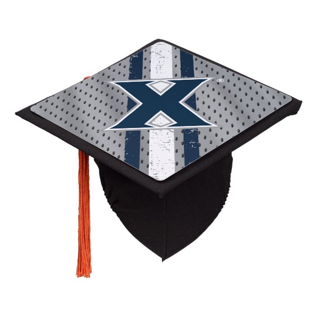 Xavier University Jersey Graduation Cap Topper (Angled)