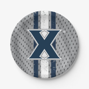 Xavier University Jersey Paper Plates