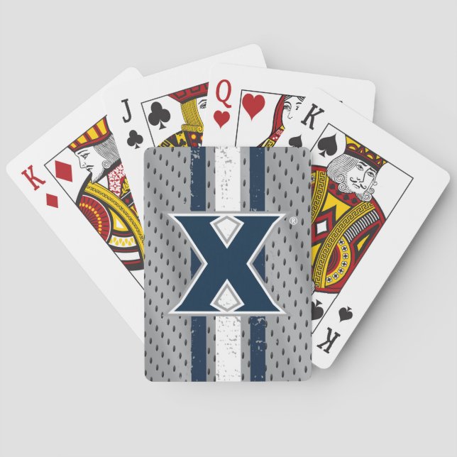 Xavier University Jersey Poker Cards (Back)