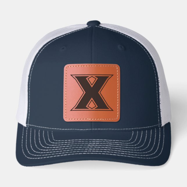Xavier University Leather Patch Hat (Front)