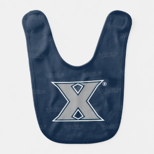 Xavier University Logo Watermark Baby Bib