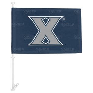 Xavier University Logo Watermark Car Flag