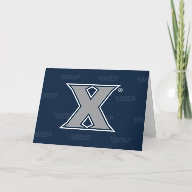 Xavier University Logo Watermark Card (Front)