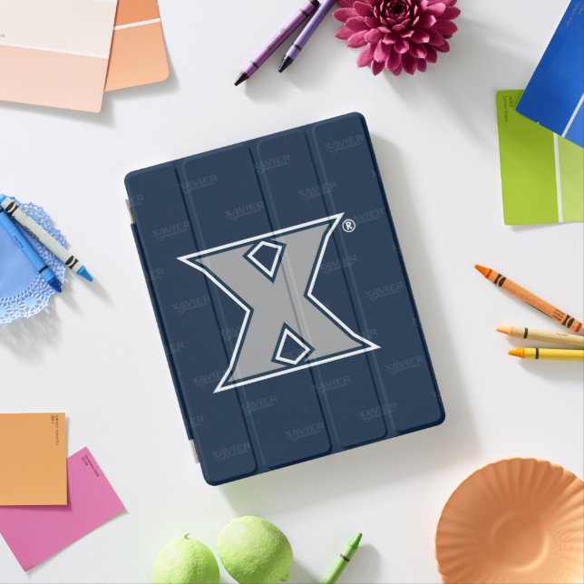 Xavier University Logo Watermark iPad Smart Cover (In Situ)