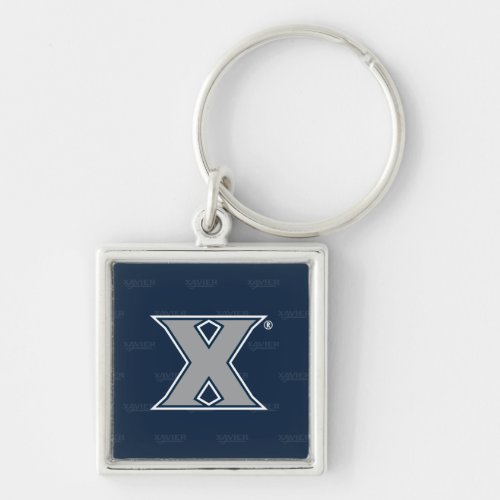 Xavier University Logo Watermark Keychain
