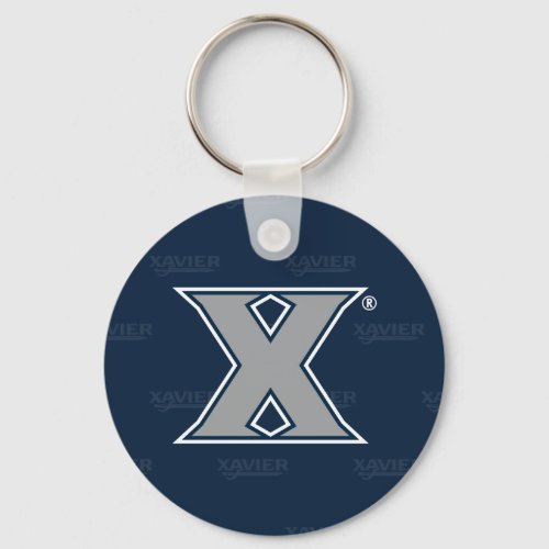Xavier University Logo Watermark Keychain