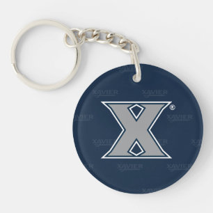 Xavier University Logo Watermark Keychain