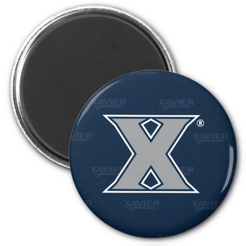 Xavier University Logo Watermark Magnet