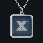 Xavier University Logo Watermark Silver Plated Necklace<br><div class="desc">Check out these Xavier University Mark designs! Show off your Xavier University Pride with these new University products. These make the perfect gifts for the Xavier student, alumni, family, friend or fan in your life. All of these Zazzle products are customizable with your name, class year, or club. Go Musketeers!...</div>