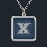 Xavier University Logo Watermark Silver Plated Necklace<br><div class="desc">Check out these Xavier University Mark designs! Show off your Xavier University Pride with these new University products. These make the perfect gifts for the Xavier student, alumni, family, friend or fan in your life. All of these Zazzle products are customizable with your name, class year, or club. Go Musketeers!...</div>