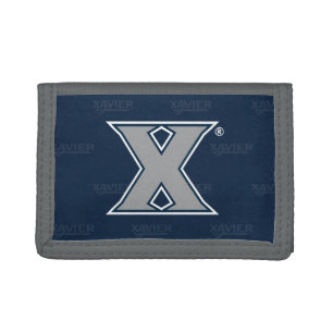 Xavier University Logo Watermark Trifold Wallet
