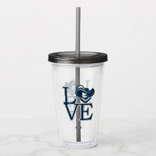 Xavier University Love Acrylic Tumbler