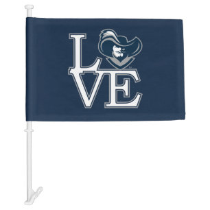 Xavier University Love Car Flag