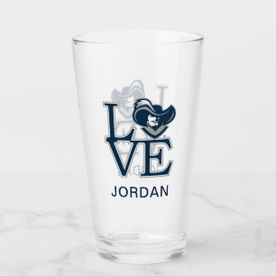 Xavier University Love Glass