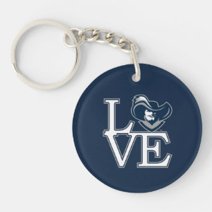 Xavier University Love Keychain