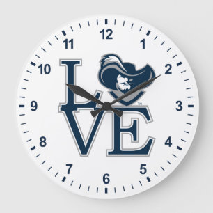 Xavier University Love Large Clock