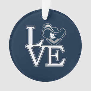 Xavier University Love Ornament