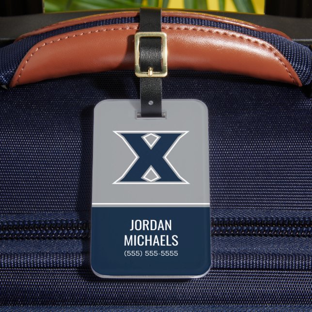 Xavier University Luggage Tag (Front Insitu 2)