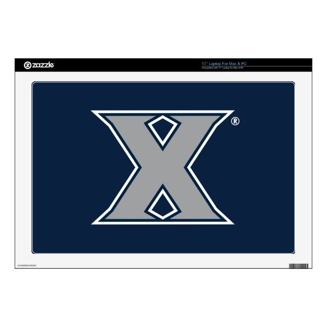 Xavier University Mark 17" Laptop Decal (Product)