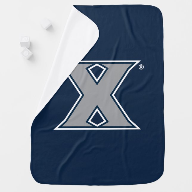 Xavier University Mark Baby Blanket (In Situ)