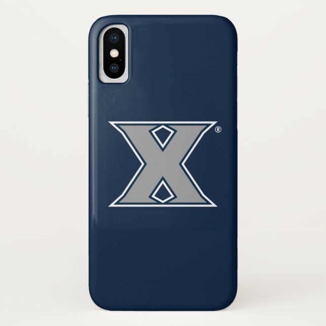 Xavier University Mark Case-Mate iPhone Case (Back)