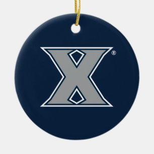 Xavier University Mark Ceramic Ornament