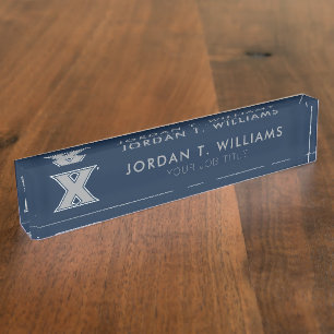 Xavier University Mark Desk Name Plate